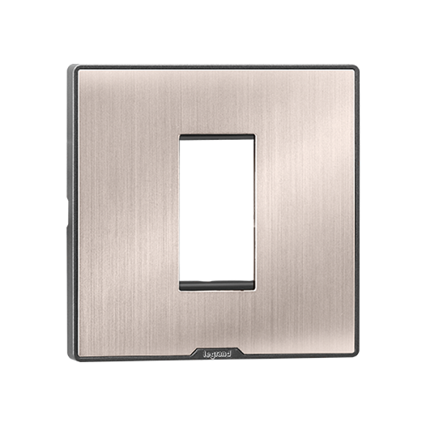 Picture of Legrand Myrius Nextgen 679561 1M Pearl Champagne Cover Plate With Frame
