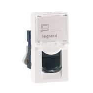 Show details for Legrand Myrius Nextgen 679265 White RJ45 Socket Picture of Legrand Myrius Nextgen 679265 White RJ45 Socket