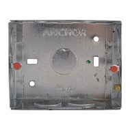 Show details for Anchor 3 Module Electrical Metal Gang Box Picture of Anchor 3 Module Electrical Metal Gang Box