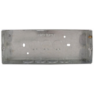 Show details for Anchor 6 Module Electrical Metal Gang Box Picture of Anchor 6 Module Electrical Metal Gang Box