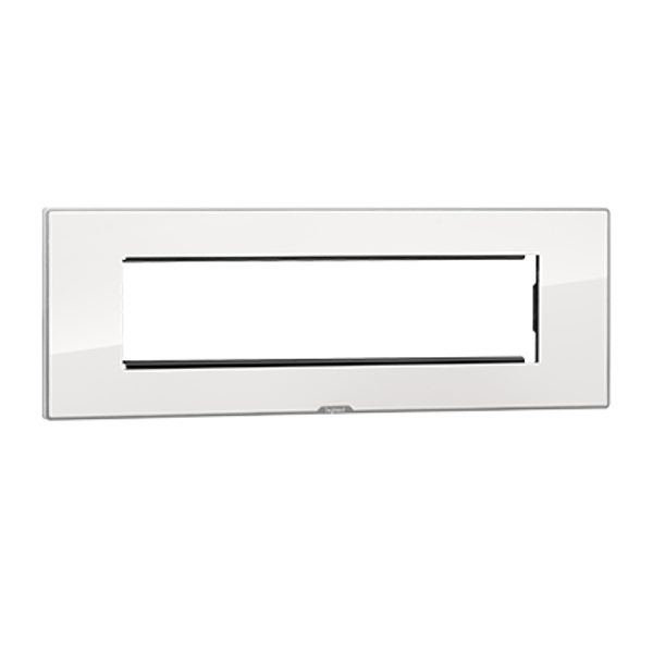 Picture of Legrand Myrius Nextgen 679526 6M Ice White Cover Plate With Frame