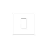 Show details for Micron Artize 1 M White Cover Plate With Frame Picture of Micron Artize 1 M White Cover Plate With Frame