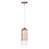 Picture of Philips Motif 582013 E-27 (Bulb Base) Copper Glass Pendant Light