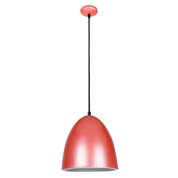 Picture of Philips Gemini 582017 E-27 (Bulb Base) Antique Red & Silver Double Layered Pendant Light