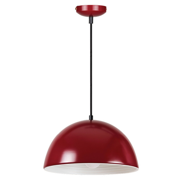 Picture of Philips Hemis 582020 E-27 (Bulb Base) Crimson Brown & White Double Layered Pendant Light