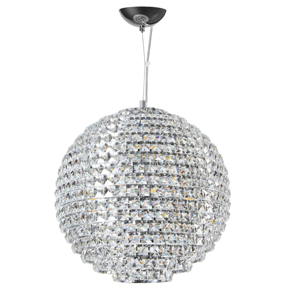 Picture of Philips Allure 581842 G-9 (Bulb Base) Chrome Pendant Chandeliers