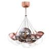 Picture of Philips Adonis 581855 G-9 (Bulb Base) Red Copper Pendant Chandeliers