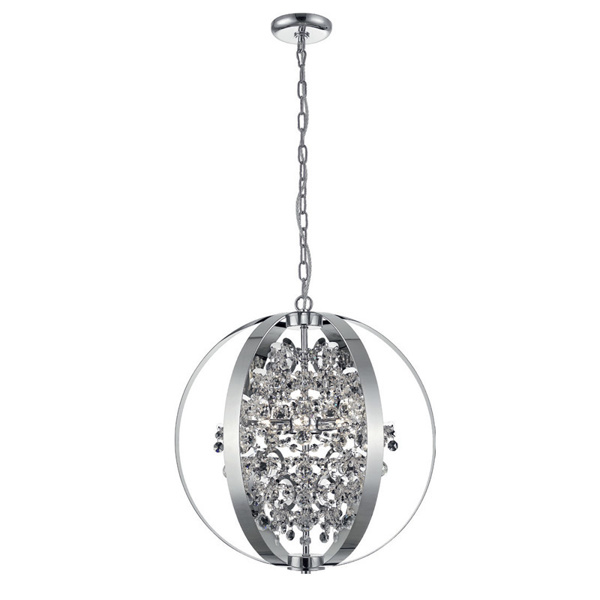 Picture of Philips Crescent 581884 G-9 (Bulb Base) Chrome Pendant Chandeliers