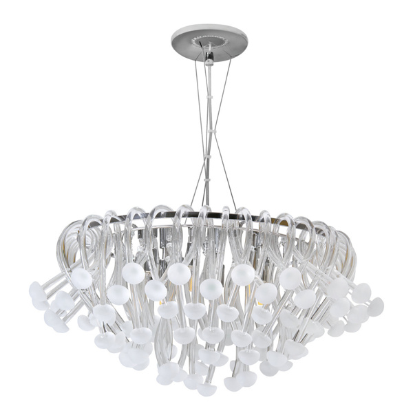 Picture of Philips Mushroom 581862 G-9 (Bulb Base) Chrome Pendant Chandeliers