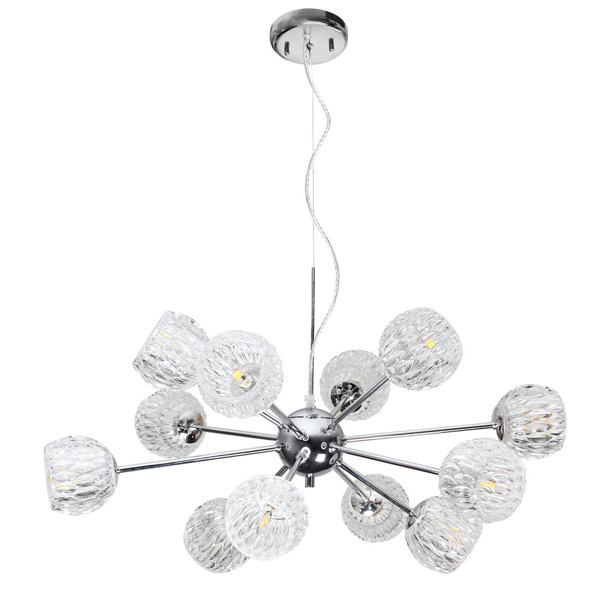 Picture of Philips Regalia 581853 G-9 (Bulb Base) Chrome Pendant Chandeliers