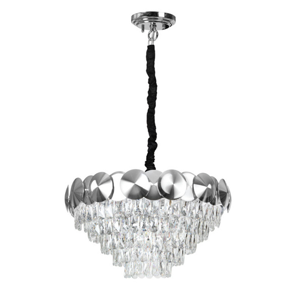Picture of Philips Shield 581969 E-27 (Bulb Base) Chrome Pendant Chandeliers