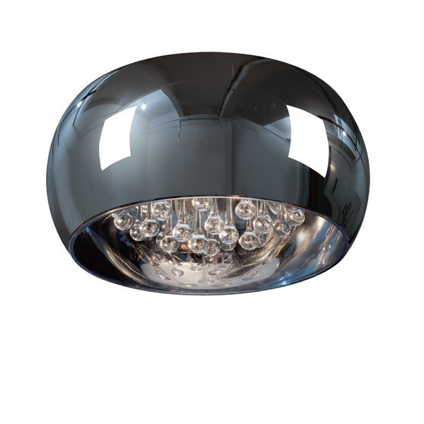 Picture of Philips 30898 E-27 (Bulb Base) Metallic Black Ceiling Light