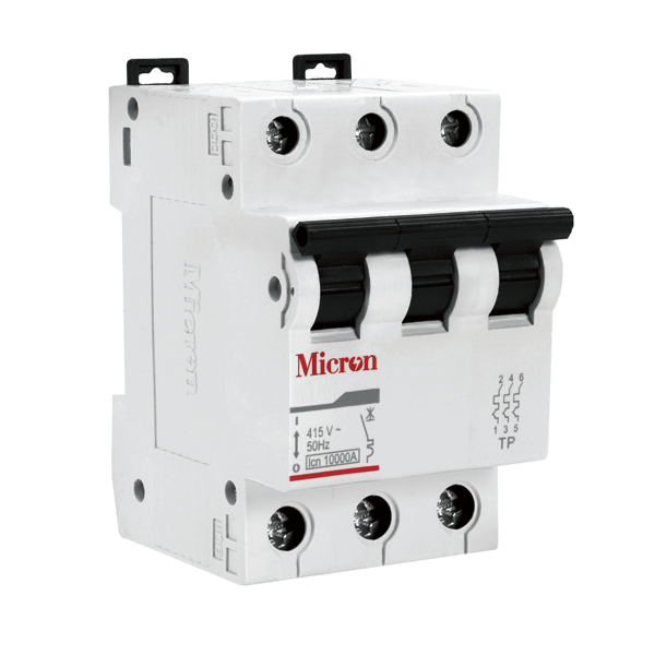 Picture of Micron M3P20C 20A C-Curve 10kA 3 Pole MCB