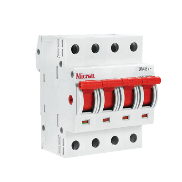 Picture of Micron M4P100I 100A Four Pole Isolator Switch