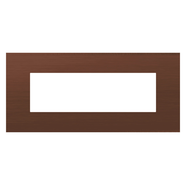 Picture of Norisys Cube CA308.14 8 Module Solid Aluminium Dark Bronze Cover Plate With Frame