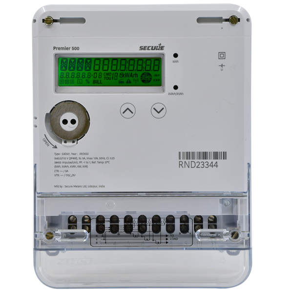 Picture of Secure Premier 500 LT-CT Trivector Energy Meter