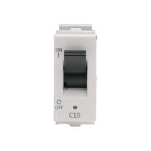 Picture of Lauritz Knudsen Englaze CB92101KW25 25A 3kA SP Snow White Mini MCB
