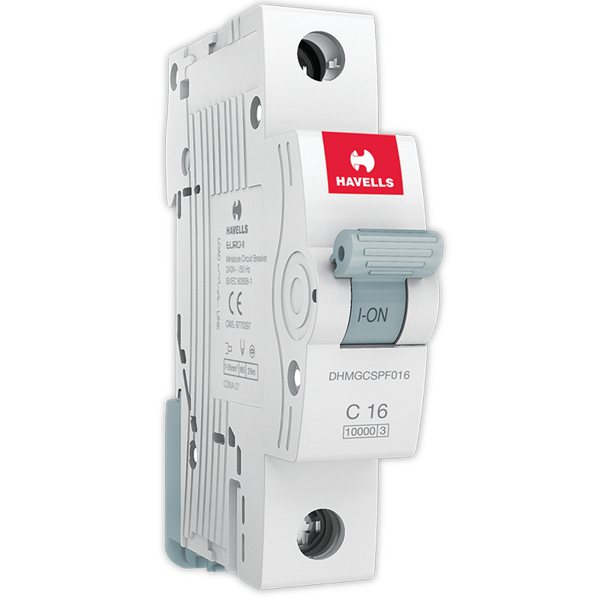 Picture of Havells 16A C-Curve 10kA 1 Pole MCB