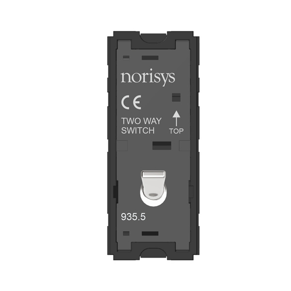 Picture of Norisys TG9 T9100.31 6A 1 Way 1 Module Glossy Chrome Metal Lever Switches