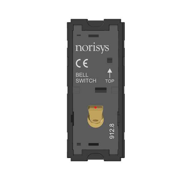 Picture of Norisys TG9 T9341.34 6A Bell With Indicator 1 Module Mellow Gold Metal Lever Switches