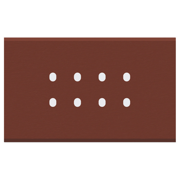 Picture of Norisys TG9 TA424.14 4M Size Plate With 8 Holes Dark Bronze Solid Aluminium Cover Plates With Frames