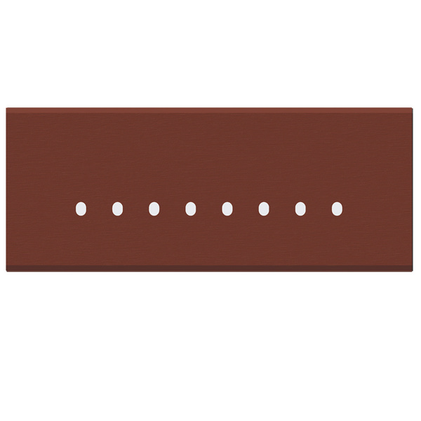 Picture of Norisys TG9 TA818.14 8M Size Plate With 8 Hole Dark Bronze Solid Aluminium Cover Plates With Frames