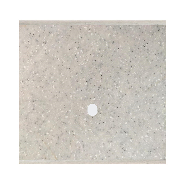 Picture of Norisys TG9 TM111.10 1M Size Plate With 1 Hole Sparkle White Solid Marble Cover Plates With Frames
