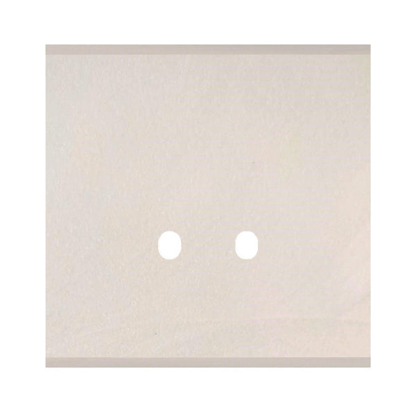 Picture of Norisys TG9 TM212.12 2M Size Plate With 2 Holes Salt White Solid Marble Cover Plates With Frames