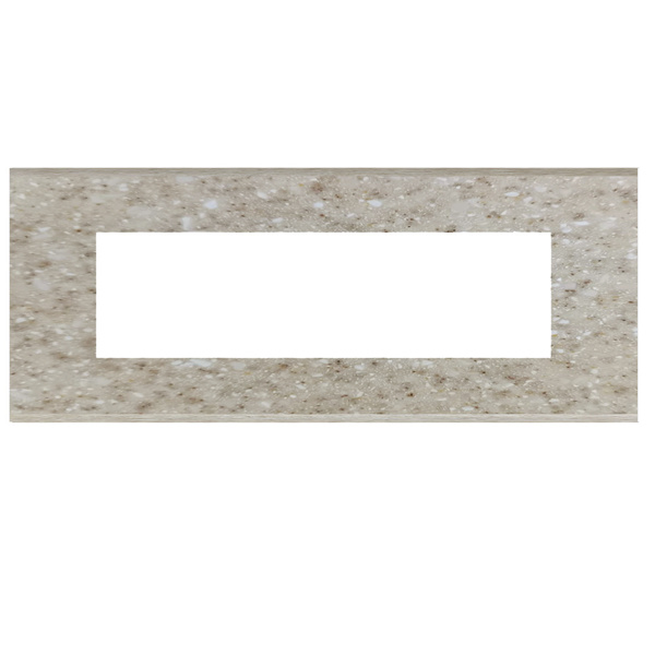 Picture of Norisys TG9 TM308.11 8M Size Plate With 8M Window Terra Beige Solid Marble Cover Plates With Frames