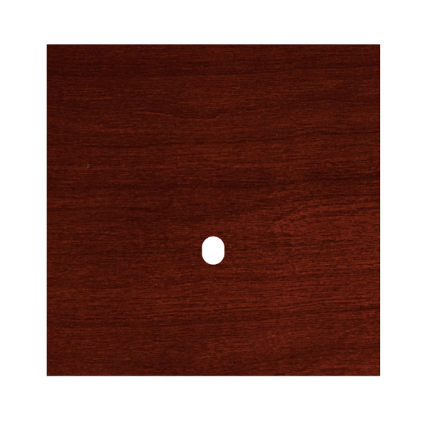 Picture of Norisys TG9 TW111.06 1M Size Plate With 1 Hole Dark Mahogany Solid Wood Cover Plates With Frames