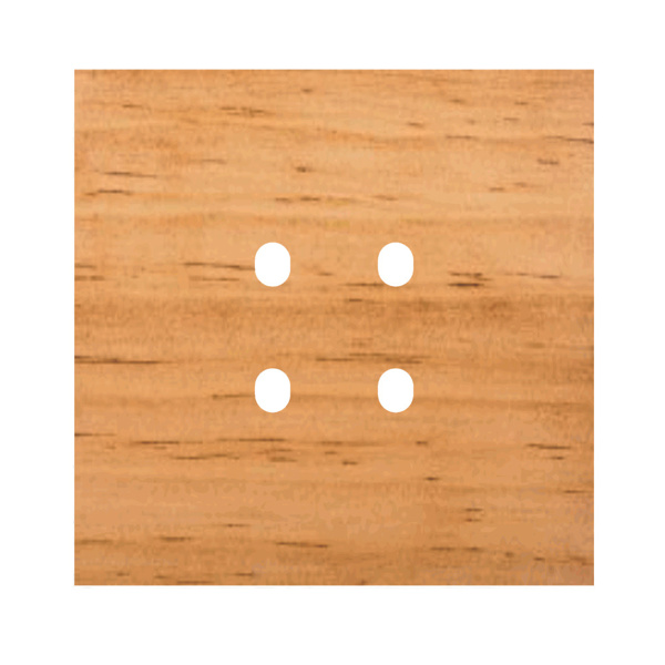 Picture of Norisys TG9 TW222.07 2M Size Plate With 4 Holes Pinewood Solid Wood Cover Plates With Frames
