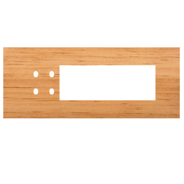 Picture of Norisys TG9 TW228.07 8M Size Plate With 4 Holes + 6M Window Pinewood Solid Wood Cover Plates With Frames