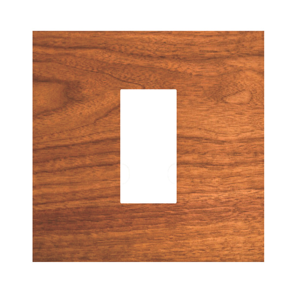 Picture of Norisys TG9 TW301.29 1M Size Plate With 1M Window Walnut Solid Wood Cover Plates With Frames