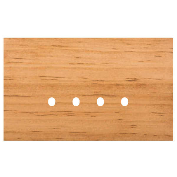 Picture of Norisys TG9 TW414.07 4M Size Plate With 4 Holes Pinewood Solid Wood Cover Plates With Frames