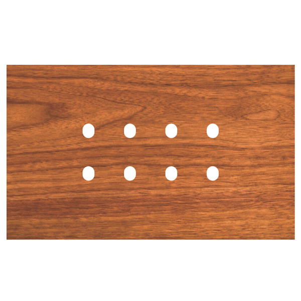 Picture of Norisys TG9 TW424.29 4M Size Plate With 8 Holes Walnut Solid Wood Cover Plates With Frames