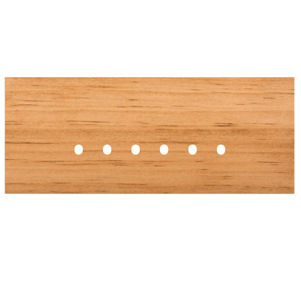 Picture of Norisys TG9 TW616.07 6M Size Plate With 6 Holes Pinewood Solid Wood Cover Plates With Frames