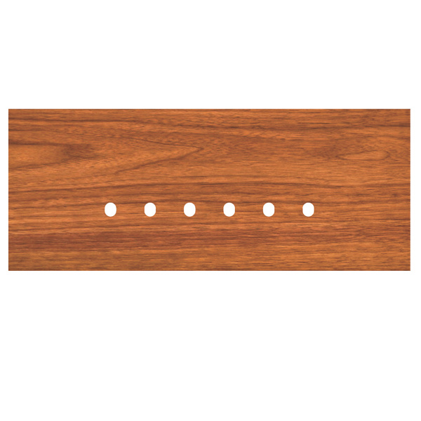 Picture of Norisys TG9 TW616.29 6M Size Plate With 6 Holes Walnut Solid Wood Cover Plates With Frames