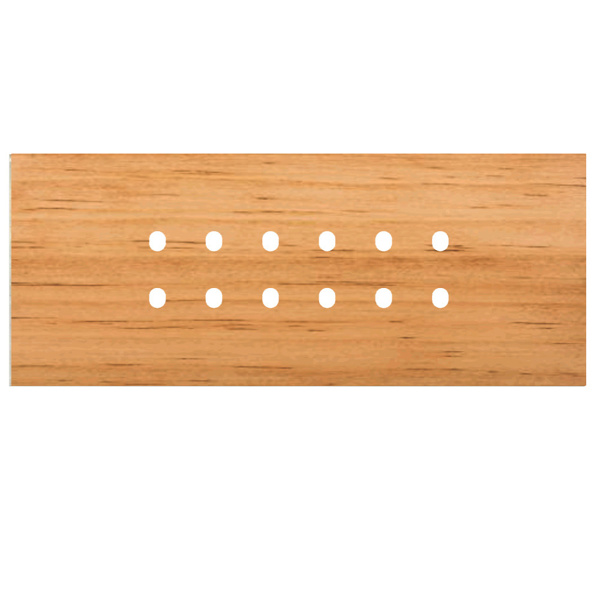Picture of Norisys TG9 TW626.07 6M Size Plate With 12 Holes Pinewood Solid Wood Cover Plates With Frames