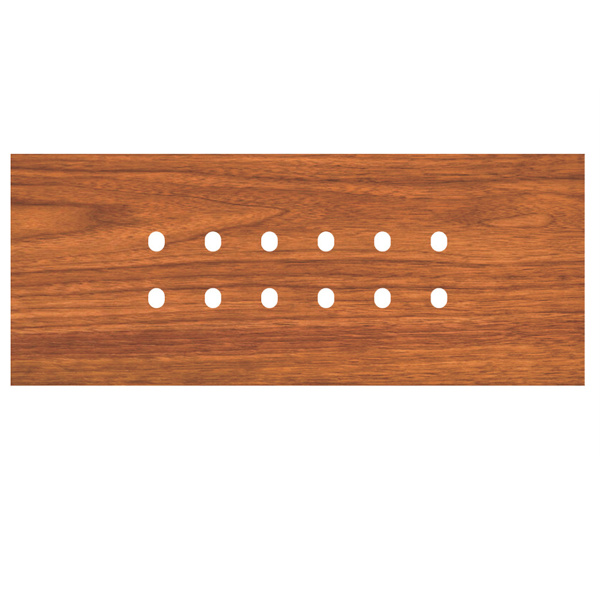 Picture of Norisys TG9 TW626.29 6M Size Plate With 12 Holes Walnut Solid Wood Cover Plates With Frames