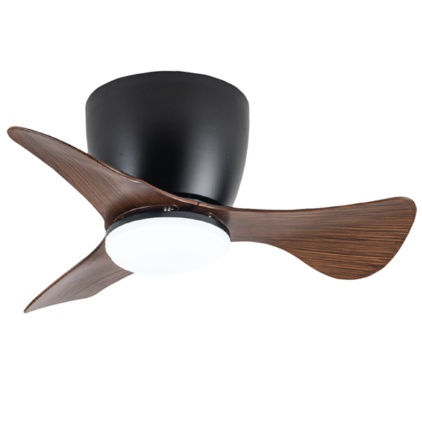 Picture of LUFT Itsy Mini 22" Black With Wood Luxury Ceiling Fan