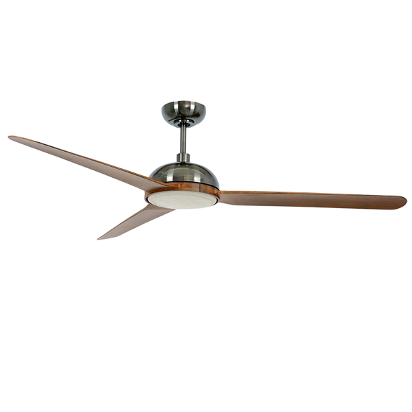 Picture of LUFT Unione 56" Aged Nickel with Koa Blades Luxury Ceiling Fan