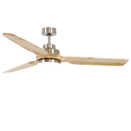 Show details for LUFT Shoalhaven 56" Brushed Chrome With LED Luxury Ceiling Fan Picture of LUFT Shoalhaven 56" Brushed Chrome With LED Luxury Ceiling Fan