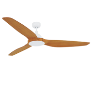 Show details for LUFT Type A 60" White Teak Luxury Ceiling Fan Picture of LUFT Type A 60" White Teak Luxury Ceiling Fan