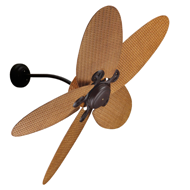Show details for LUFT Fijian II 52" Brown - Wood Luxury Wall Fan Picture of LUFT Fijian II 52" Brown - Wood Luxury Wall Fan