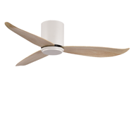 Show details for LUFT Raser Hugger 46" White With Oak Luxury Ceiling Fan Picture of LUFT Raser Hugger 46" White With Oak Luxury Ceiling Fan