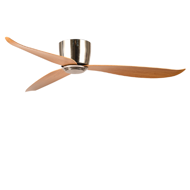 Show details for LUFT Raser 46" Brushed Chrome Teak Luxury CTC Ceiling Fan Picture of LUFT Raser 46" Brushed Chrome Teak Luxury CTC Ceiling Fan