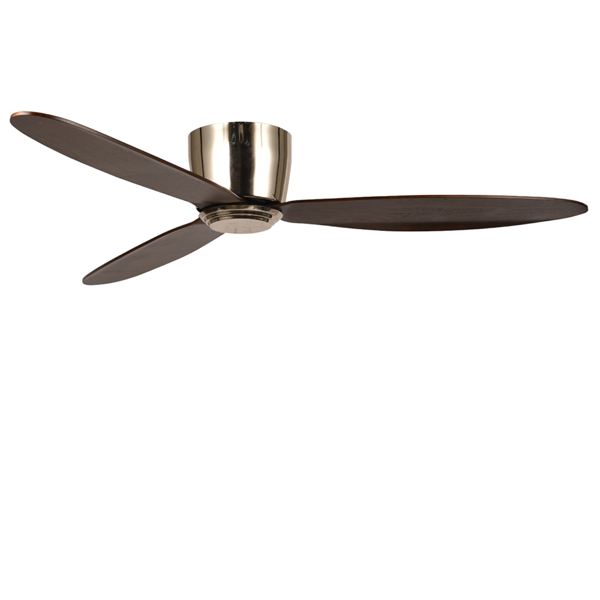 Picture of LUFT Stella 42" Antique Brass Wood Luxury CTC Ceiling Fan
