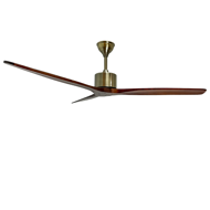 Show details for LUFT Lusso II 60" Antique Brass Walnut Luxury Ceiling Fan Picture of LUFT Lusso II 60" Antique Brass Walnut Luxury Ceiling Fan