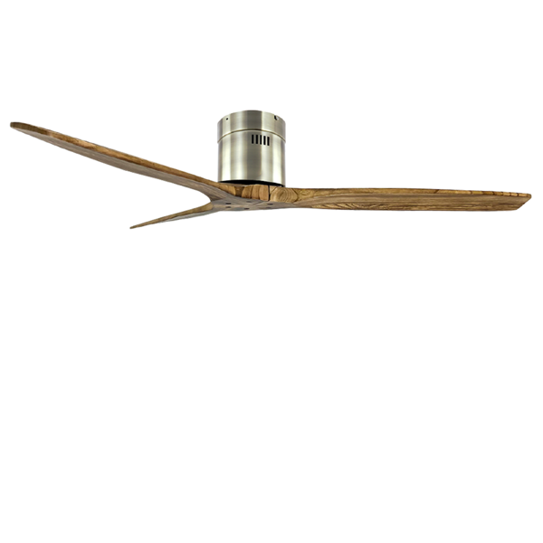 Picture of LUFT Lusso II Hugger 36" Satin Nickel Wood Luxury Ceiling Fan