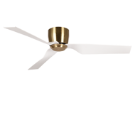Show details for LUFT Daytona II 52" Antique Brass White Luxury CTC Ceiling Fan Picture of LUFT Daytona II 52" Antique Brass White Luxury CTC Ceiling Fan